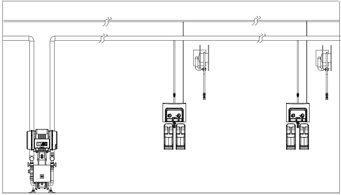 ECOLAB BF16 Multi Booster - Booster installation