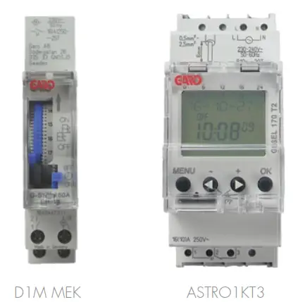 GARO DV1KT3 Digital &amp Analog Time Switches - Stock