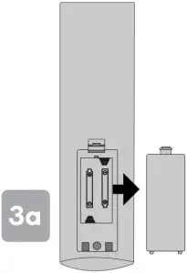 Remote control assembly 3a