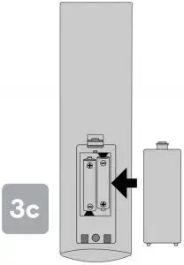 Remote control assembly 3c