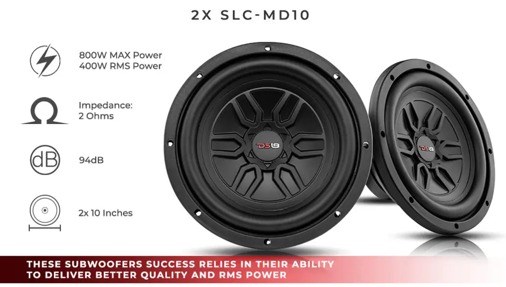 Ds18 Lse-212a Bass Package 2 X Slc-md12 In A Ported Box Owner's Manual