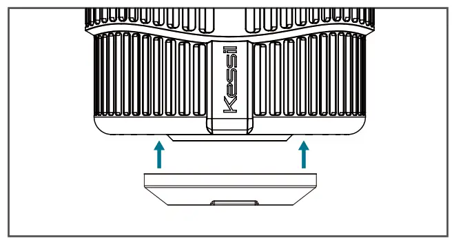 Kessil A500X Tuna Blue - Reflector