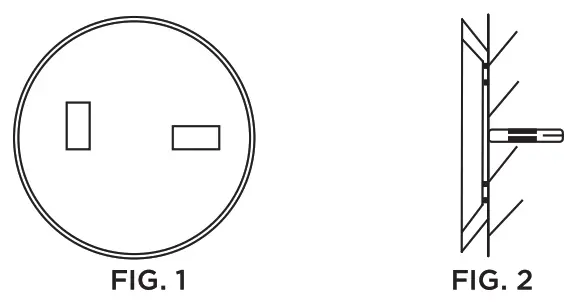 BRISTAN RD ROLL Chrome Round Toilet Roll Holder - fig1