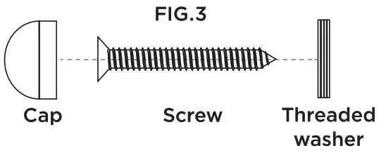 BRISTAN RD ROLL Chrome Round Toilet Roll Holder - fig2