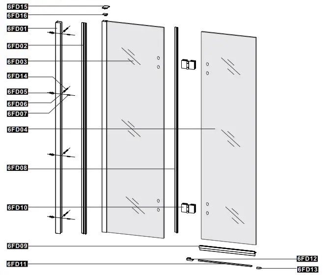 ella-E-TIDY611630-BT-Tidy-black-55x39-2-Panel-Bath-Screen-2