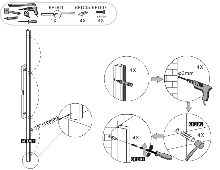 ella-E-TIDY611630-BT-Tidy-black-55x39-2-Panel-Bath-Screen-6