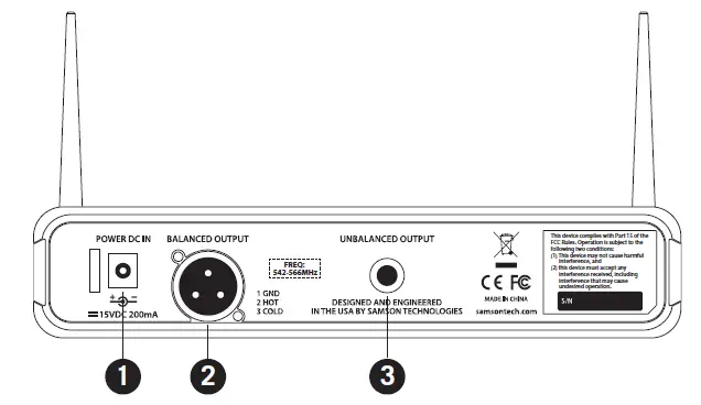 SAMSON-AirLine-88-Headset-Wireless-System-fig-14