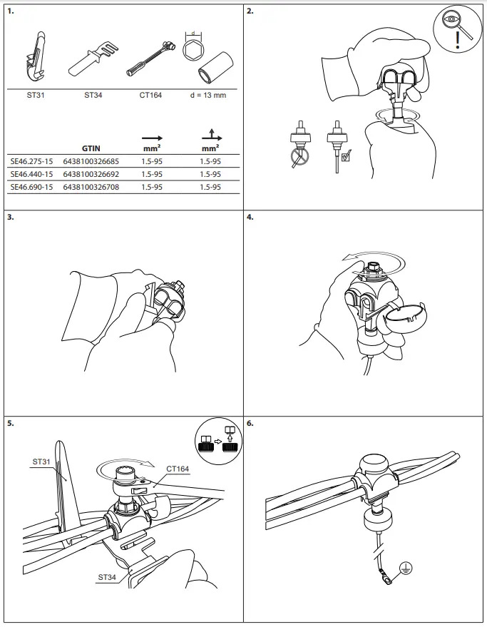 ENSTO SE46.690-15 Clamp 1