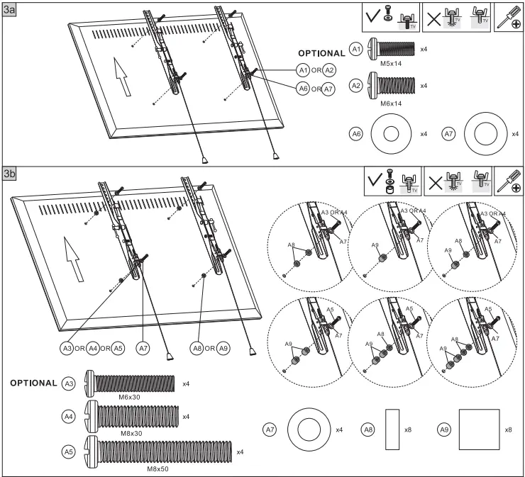 VISION-VFM-W4X4TV-2-Tilting-Flat-Panel-Wall-Mount-FIG-3