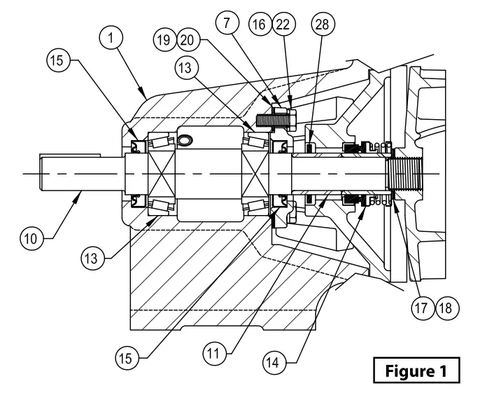 Barmesa Pumps BSP20MU Self Priming Frame Mounted Pump - Figure 1