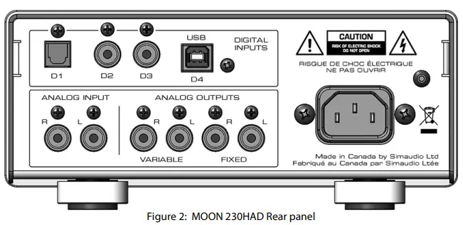 MOON DSD DAC 230HAD Headphone Amplifier-2