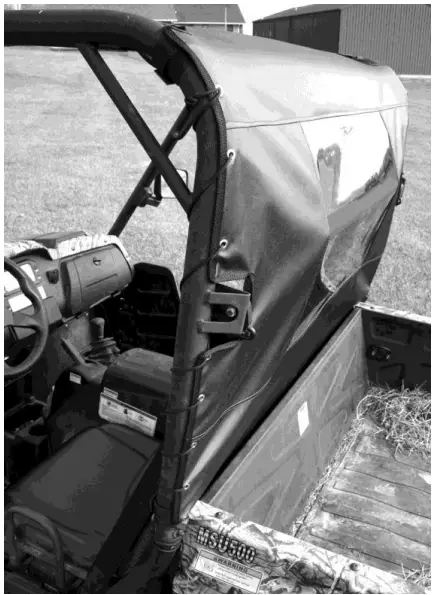 FALCON RIDGE KAW-3010TRANS-WD03 3010 4010 TRANS Folding Polycarbonate Windshield-fig7