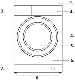 Whirlpool Hotpoint Freestanding Washing Machine A01