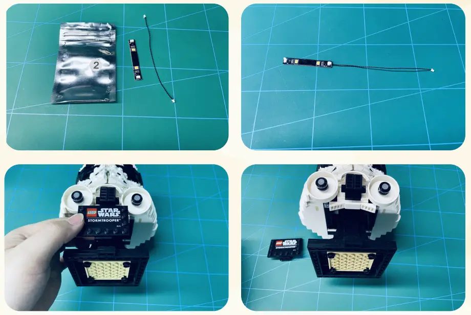 GAME OF BRICKS 75276 Light for Stormtrooper Helmet - Fig 5