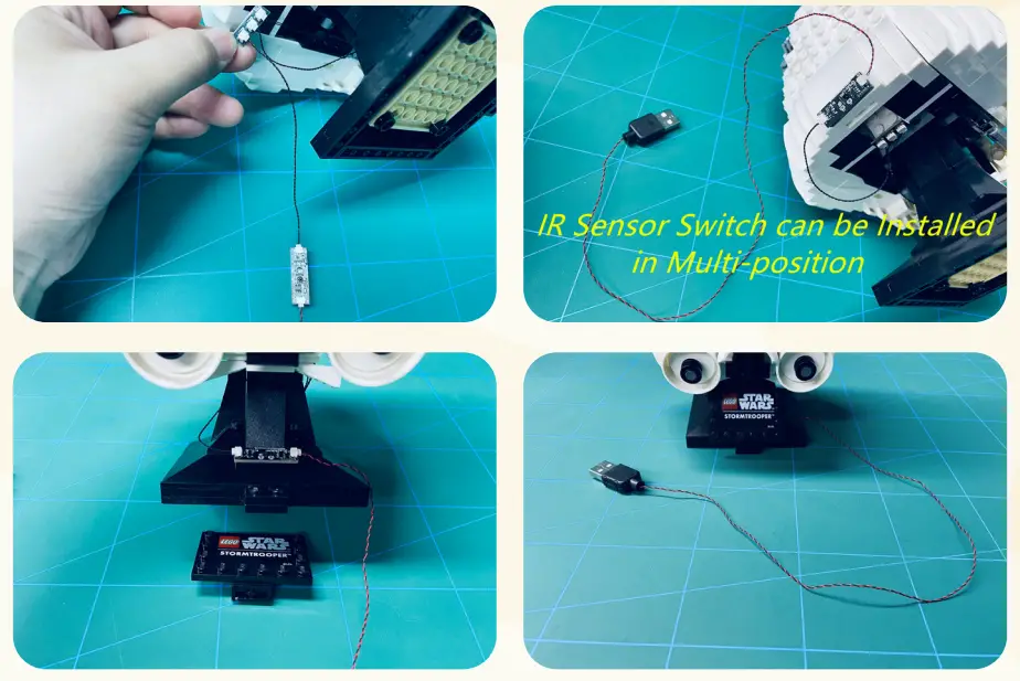 GAME OF BRICKS 75276 Light for Stormtrooper Helmet - Fig 9