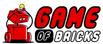 GAME OF BRICGAME OF BRICKS logoKS logo