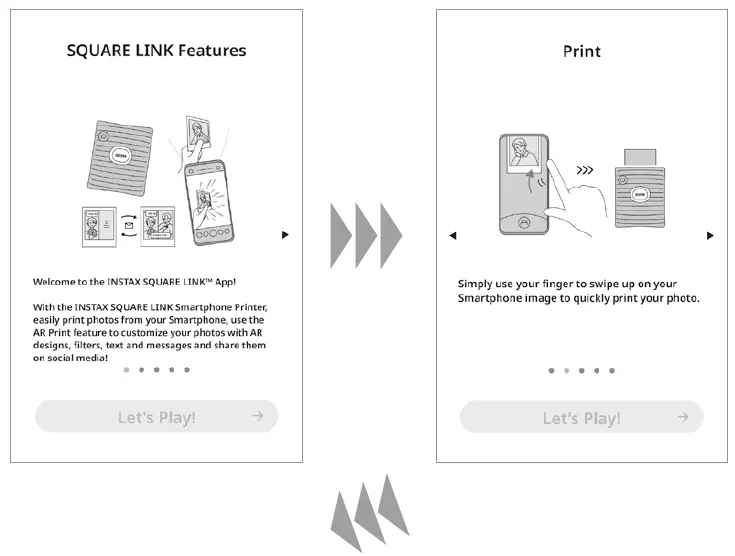FUJIFILM instax Square Link Smartphone Printer 16
