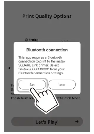 FUJIFILM instax Square Link Smartphone Printer 18