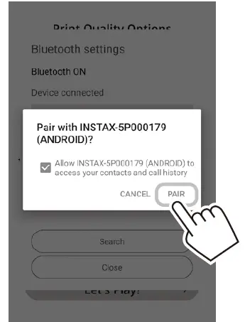 FUJIFILM instax Square Link Smartphone Printer 21