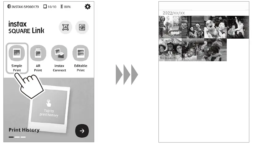 FUJIFILM instax Square Link Smartphone Printer 23