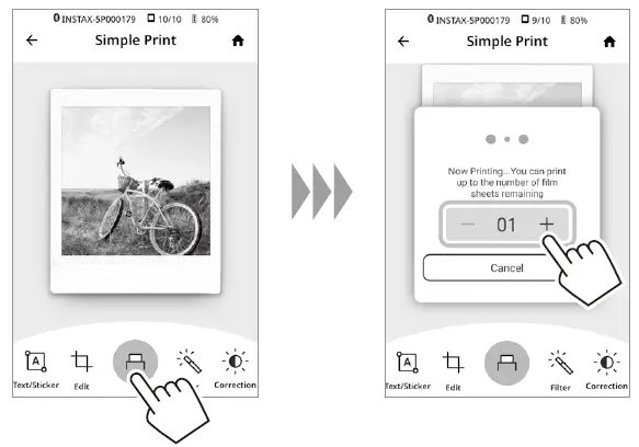 FUJIFILM instax Square Link Smartphone Printer 25