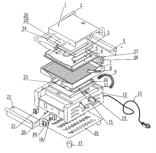 eurodib Electric Counter Top Contact - 3