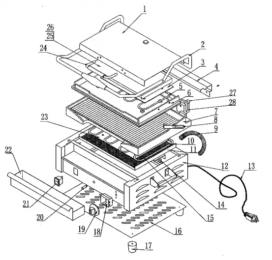eurodib Electric Counter Top Contact - 4