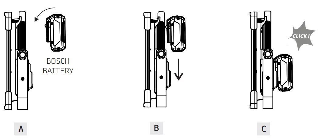 INSERTING BATTERY PACK