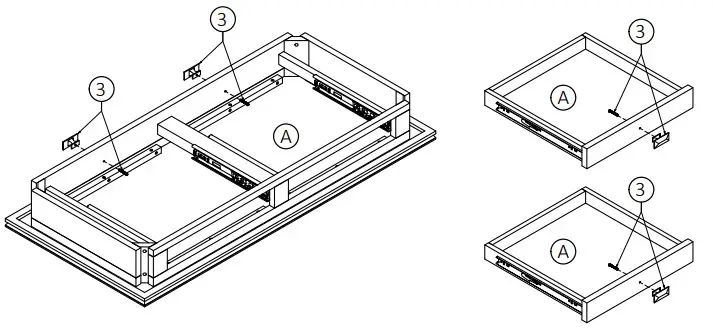 Cypress Hills Marana Coffee Table - locks on the glides