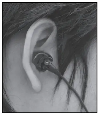 MOTOROLA PMLN5729 IMPRES - Place earpiece