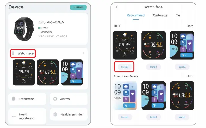 ASWEE Fitness Tracker with 24-7 Heart Rate Smart Watch - Fig2