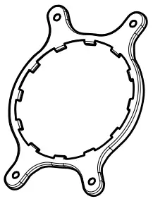 NZXT Kraken Z53 RGB 240mm Liquid Cooler with LCD Display - Retention Bracket