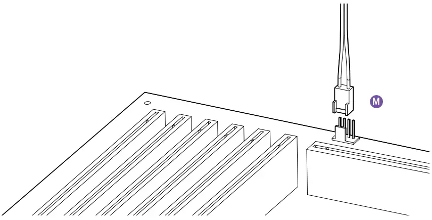 NZXT Kraken Z53 RGB 240mm Liquid Cooler with LCD Display - breakout cable