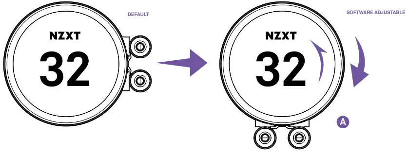 NZXT Kraken Z53 RGB 240mm Liquid Cooler with LCD Display - within NZXT