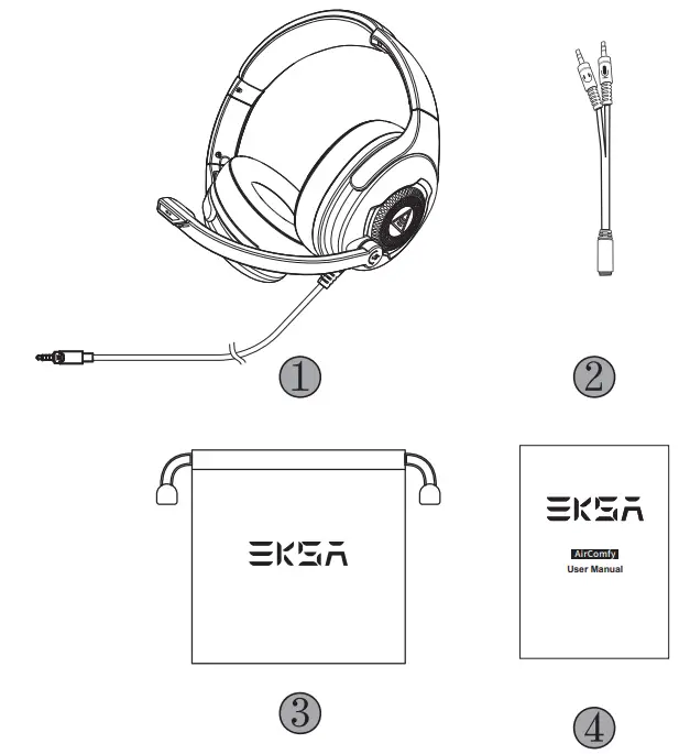 EKSA AirComfy S Superlight Gaming Headset - icon 8