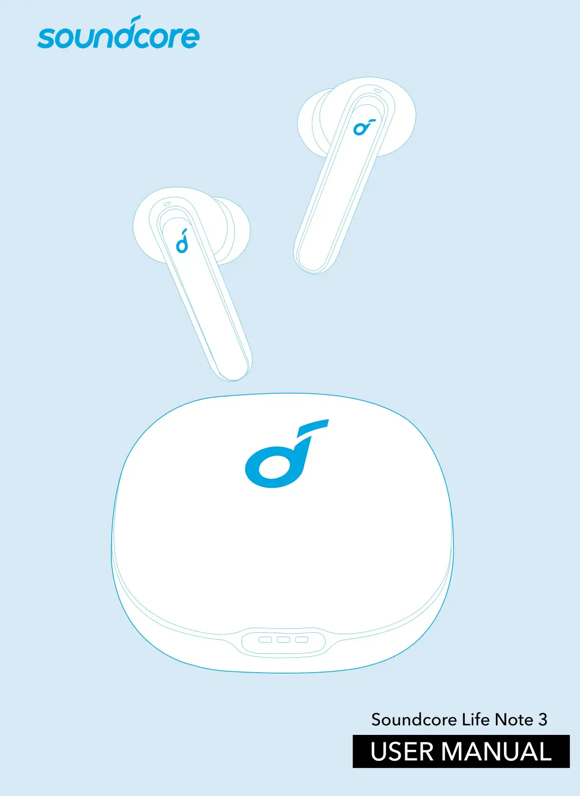 Soundcore A3908H21 Life Note 3 Wireless Earphones User Manual