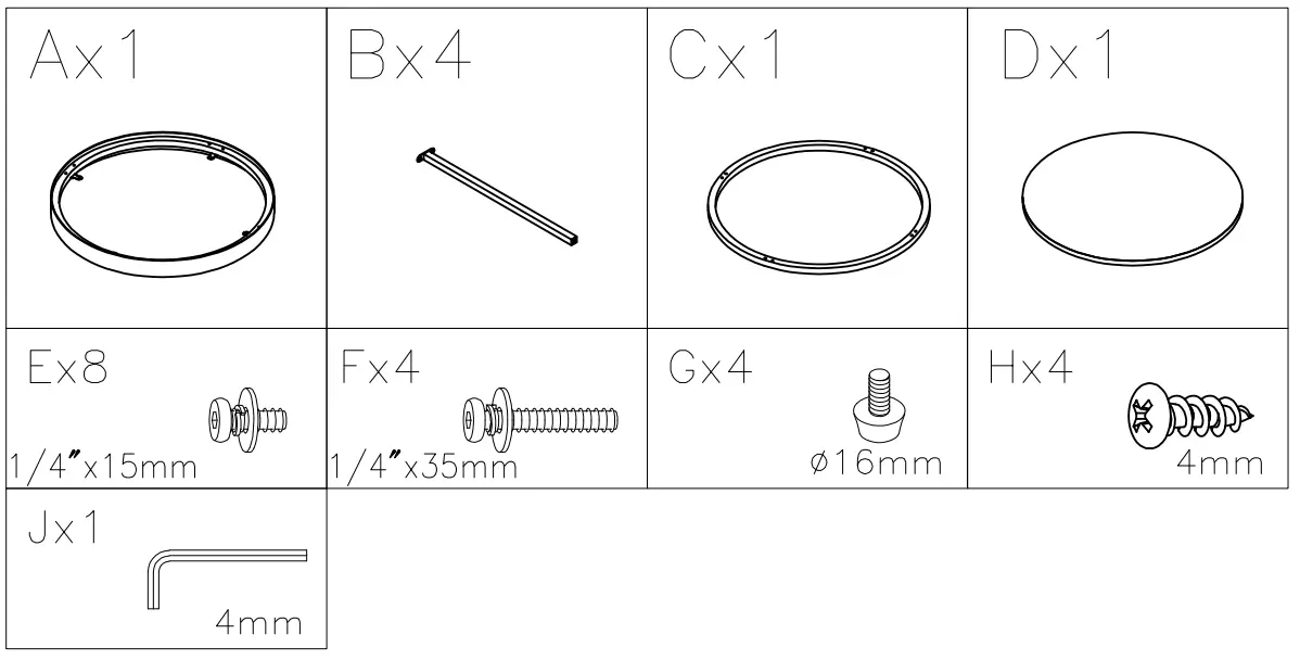 ASHLEY T936-6 Windron End Table fig 1