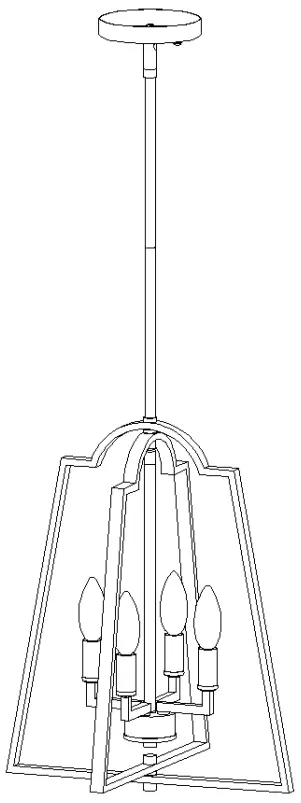 ZEVNI A04466 Chandelier