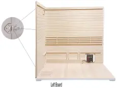 Infrared Sauna D003A Outdoor Sauna Room 3