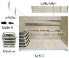 Infrared Sauna D003A Outdoor Sauna Room 5