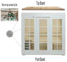 Infrared Sauna D003A Outdoor Sauna Room 8