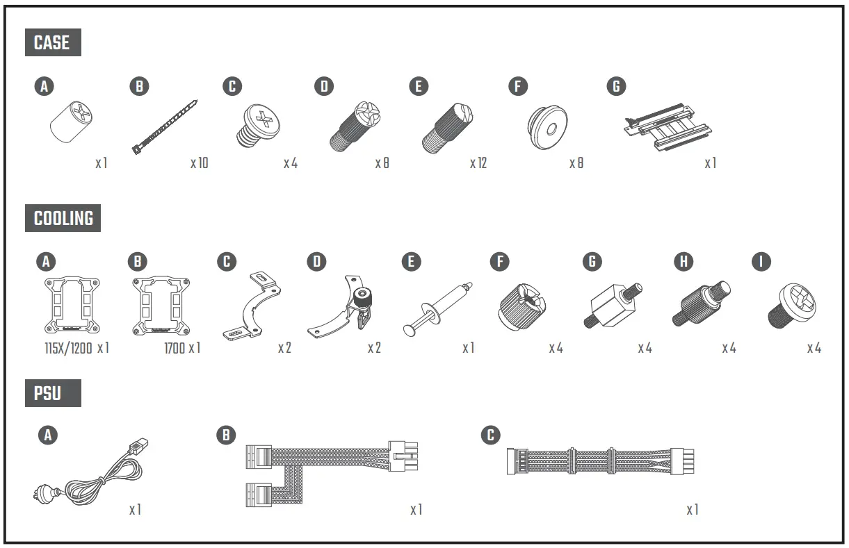 COOLER MASTER NR200P MAX - ACCESSORY BOX