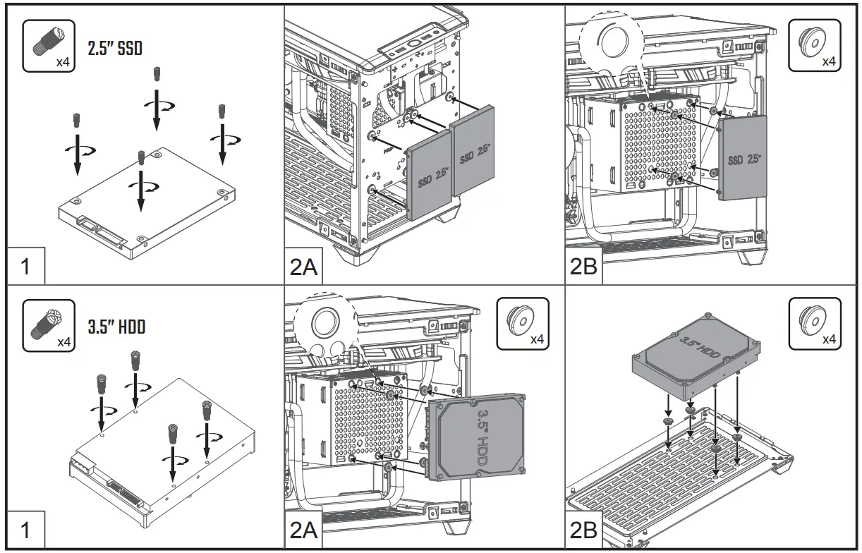 COOLER MASTER NR200P MAX - DRIVES