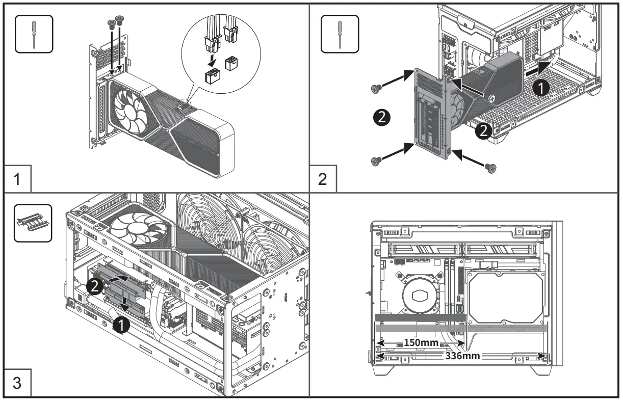 COOLER MASTER NR200P MAX - INSTALL GPU