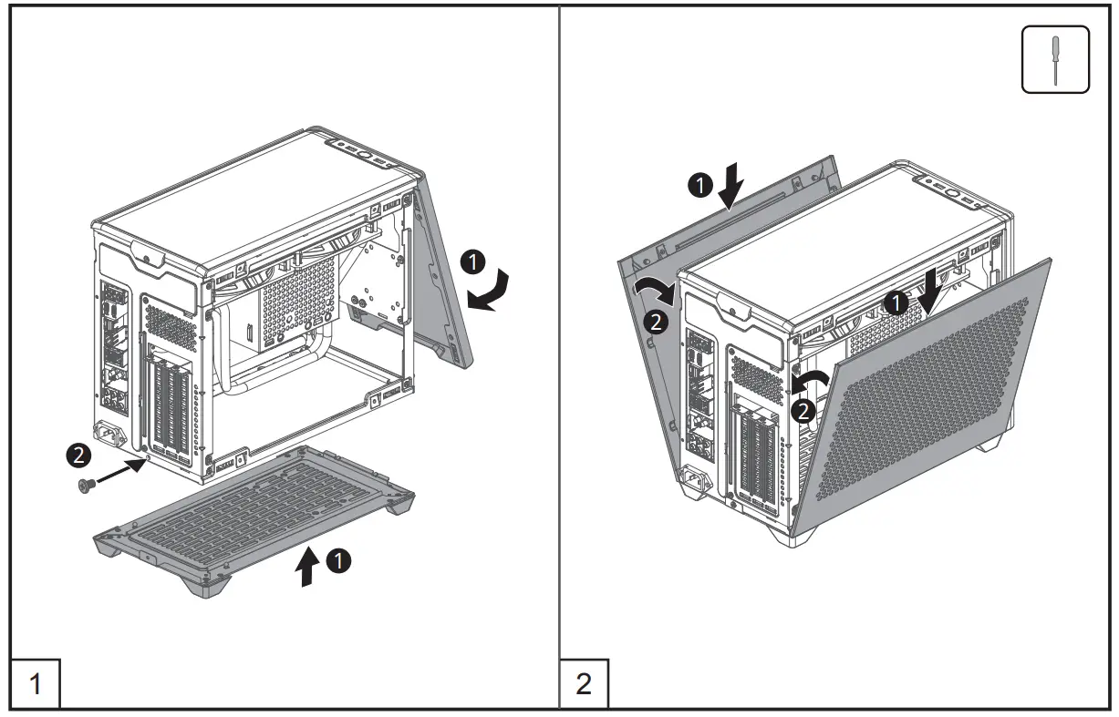 COOLER MASTER NR200P MAX - INSTALL PANELS