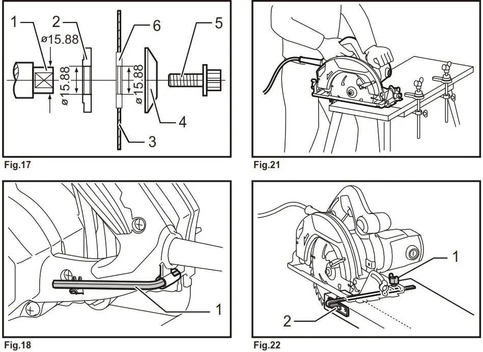 makita HS7000 HS7600 Circular Saw - Product Overview 6