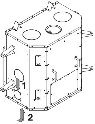 Ventis HE275CF Wood Fireplace VB00017 - APPENDIX 1-INSTALLATION OF THE REQUIRED AIR INTAKE 2