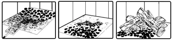 Ventis HE275CF Wood Fireplace VB00017 - Rekindling a Fire