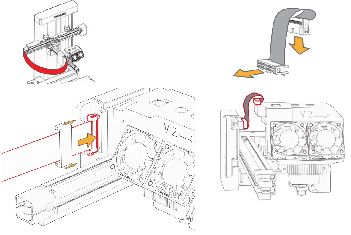 Connect Extruder Cable
