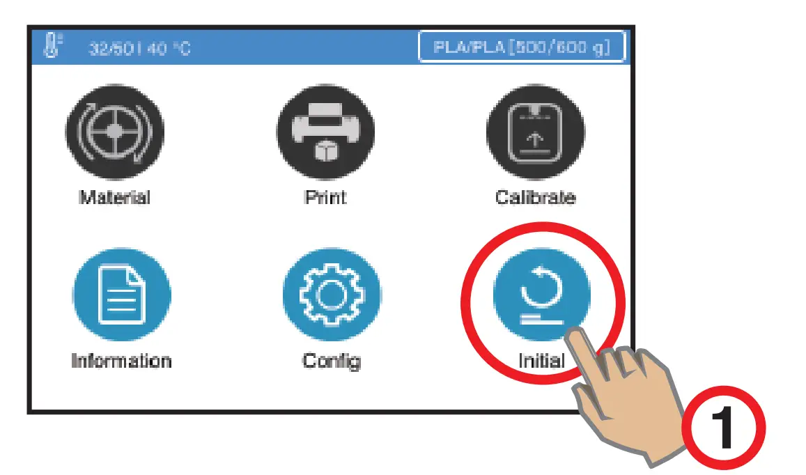 Printer Initialization and Calibration